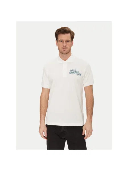 Lacoste Polo Εκρού Regular Fit