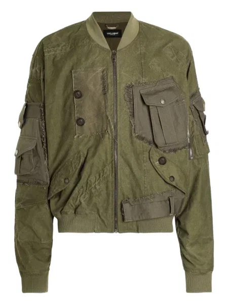 Geacă bomber Dolce & Gabbana verde