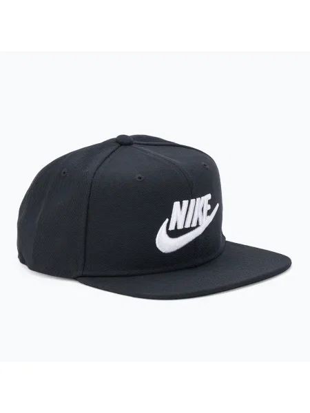 Șapcă pentru copii Nike Dri-Fit Pro Structured Futura balck/black/white alb
