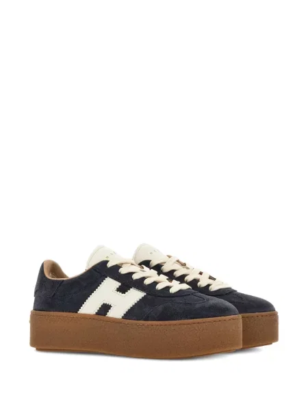 Sneakerși Hogan cu platformă albastru
