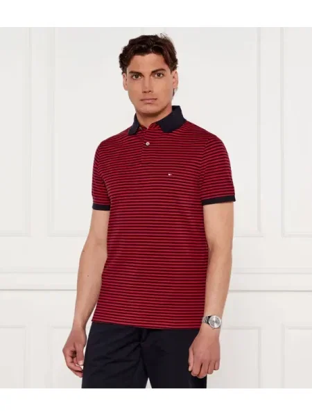 Tommy Hilfiger Polo | Regular Fit | stretch roșu