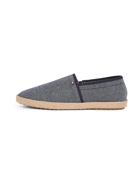 Tommy Hilfiger Espadrilles Hilfiger Chambray Espadrille kék