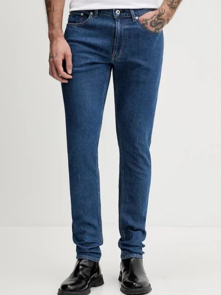 HUGO Blugi Zane Bleumarin Skinny Fit albastru