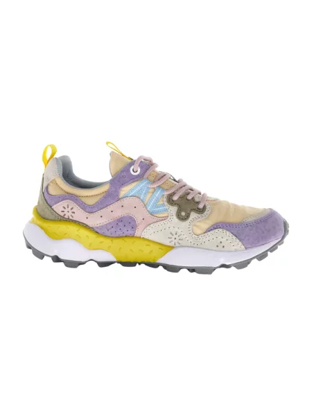 Sneakersy Flower Mountain skórzane w kwiatki