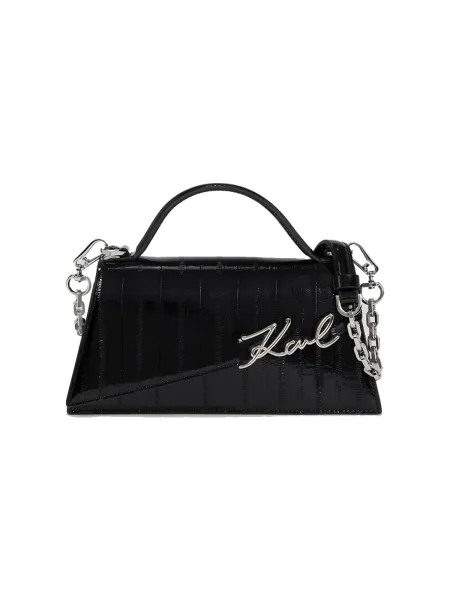 Kabelka Karl Lagerfeld K/Signature čierna