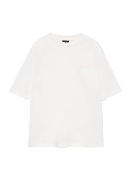 Pull&Bear Tricou STWD roz alb