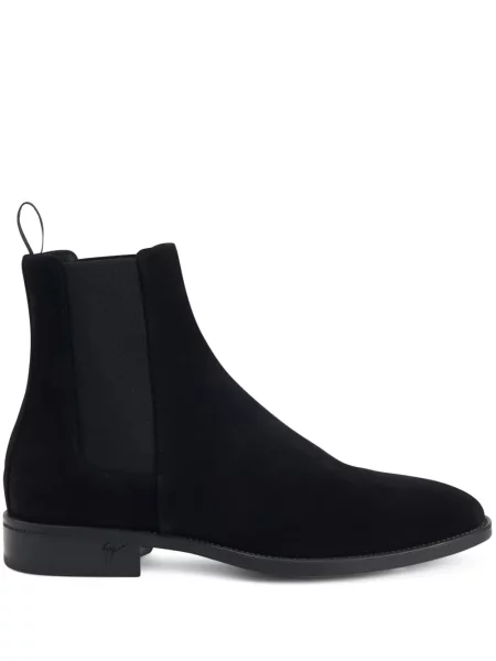 Botine Giuseppe Zanotti de catifea negru