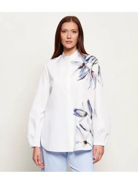 Marc Cain Cămașă | Straight fit alb