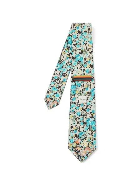Cravată Paul Smith cu imagine albastru
