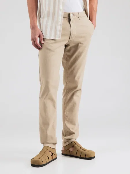 JACK & JONES „Chino“ stiliaus kelnės JPRCCMARCO JJFRANK rausvai pilka