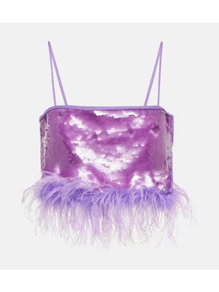 Top Giuseppe Di Morabito o krotszym kroju fioletowy