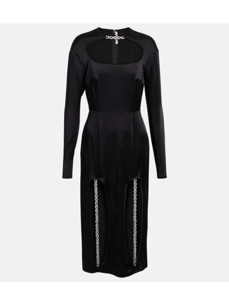 Sukienka midi Christopher Kane do kolan garniturowa czarna