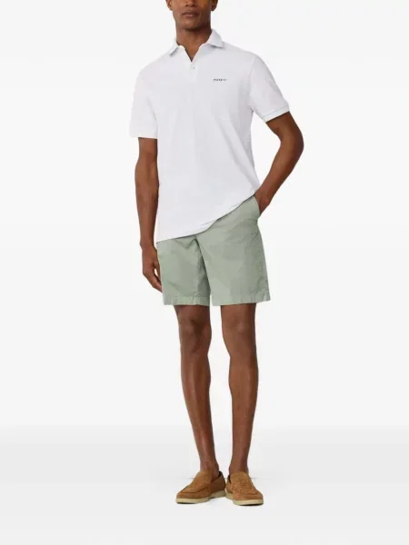 Πλεκτό polo Hackett λευκό