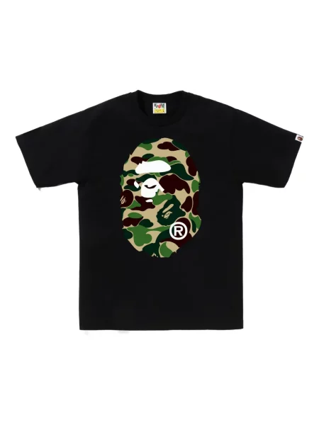 Tricou A Bathing Ape® cu imagine cu model camuflaj negru
