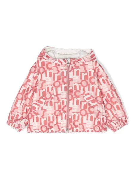 Kurtka dziecięca Moncler Enfant różowa