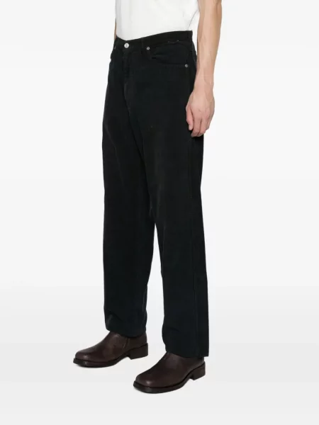 Pantaloni Visvim de catifea cord negru