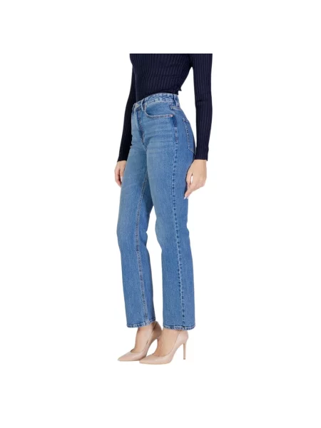 Vero Moda Jeansy Tessa Straight Fit niebieski