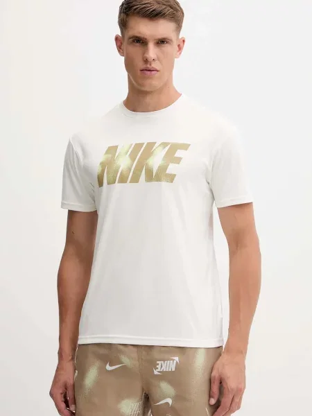 Nike Plavecké tričko béžové