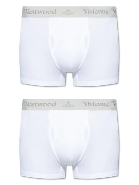 Boxeri Vivienne Westwood cu autograf alb