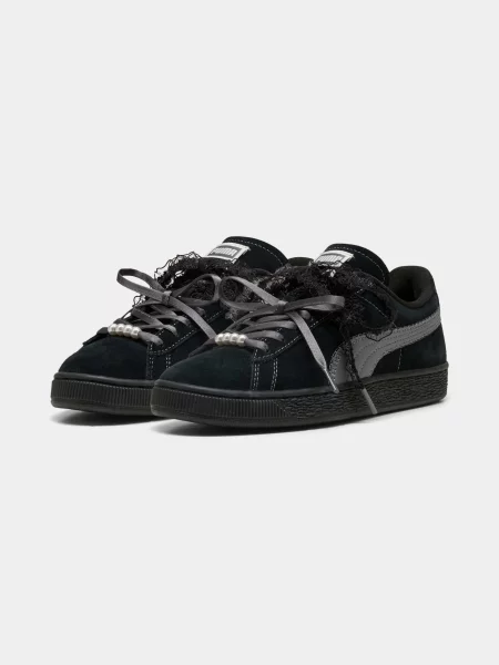 Замшевые кеды Puma черные