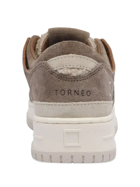 Ursuleț de pluș sneakerși D.a.t.e. din piele de căprioară maro