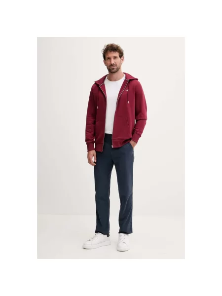 Bluza z kapturem Gant brązowa