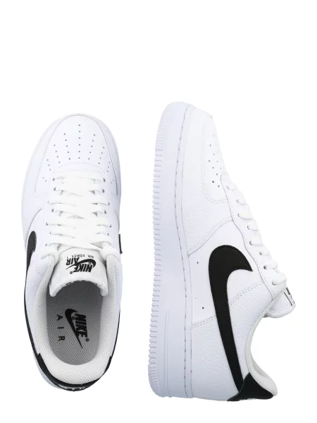 Nike Sportswear Nízke tenisky Air Force 1 / čierna biela