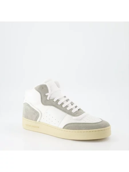 Sneakersy Saint Laurent zamszowe białe