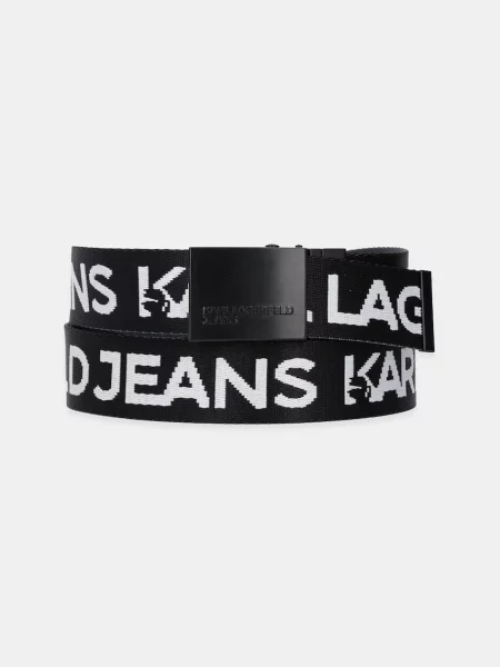 Karl Lagerfeld Jeans cu doua fete negru