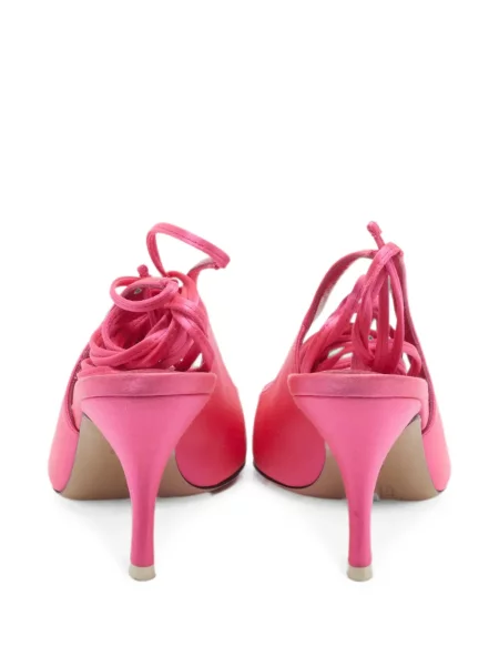 Pantofi cu toc The Attico plic roz