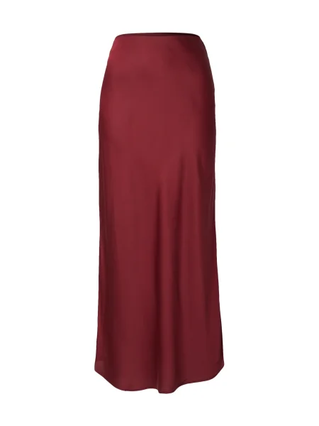 VILA Fustă VIELLETTE roșu vin bordo
