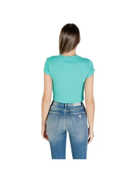 Majica Calvin Klein Jeans zelena
