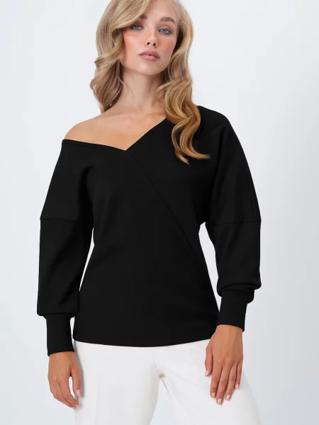 Trend Alaçatı Stili Tricou negru