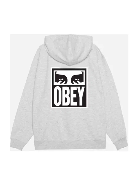 Bluza z kapturem Obey szara