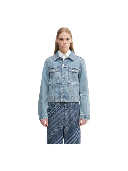 Kurtka jeansowa Vetements niebieska