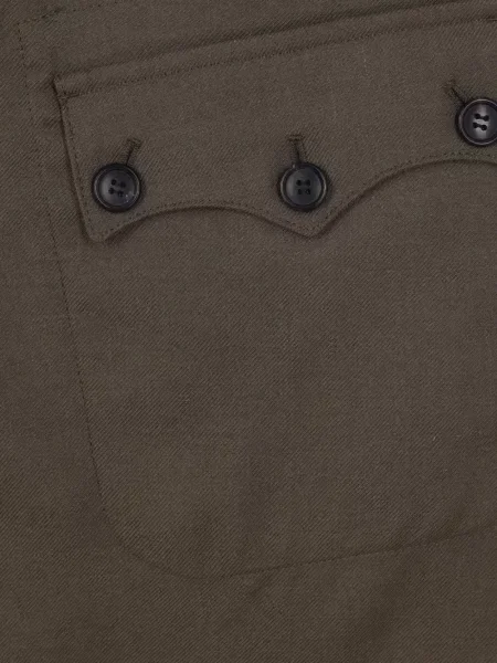 Zavinovací kalhoty Comme Des Garçons Homme Plus hnědé