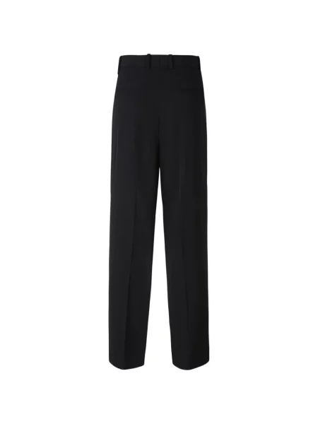 Pantaloni Jacquemus cu model herringbone albastru