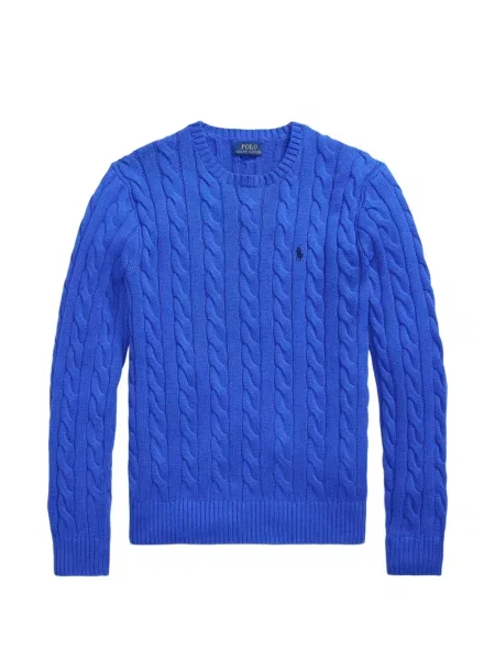 Pulover Polo Ralph Lauren cu broderie albastru