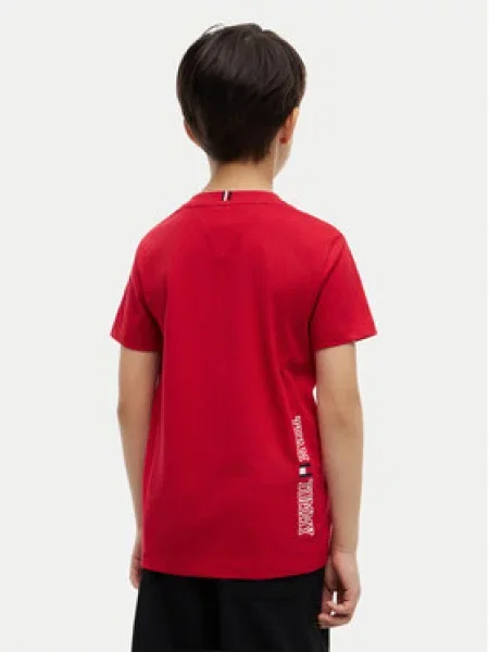 Tommy Hilfiger Póló Team Tommy Graphic piros