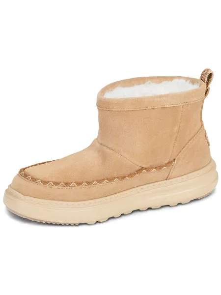 Botine Heydude din piele de căprioară maro