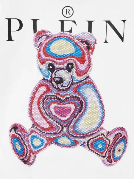 Bluza dziecięca Philipp Plein biała