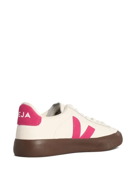 Sneakerși Veja Campo din piele alb