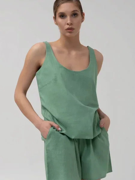 Легкий піжама Leinle зелена