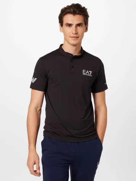 Emporio Armani Tricou funcțional negru alb