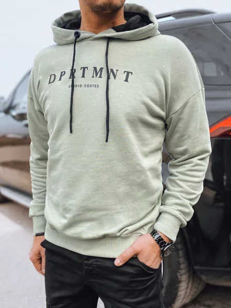 Bluza z nadrukiem Dstreet oliwkowa