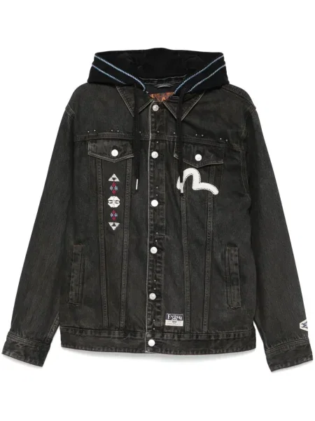 Geacă de blugi Evisu negru