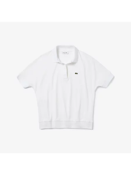 Поло Lacoste белое