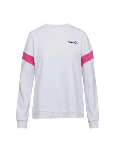 Bluza DIADORA L.SWEATSHIRT CREW SPOTLIGHT biała
