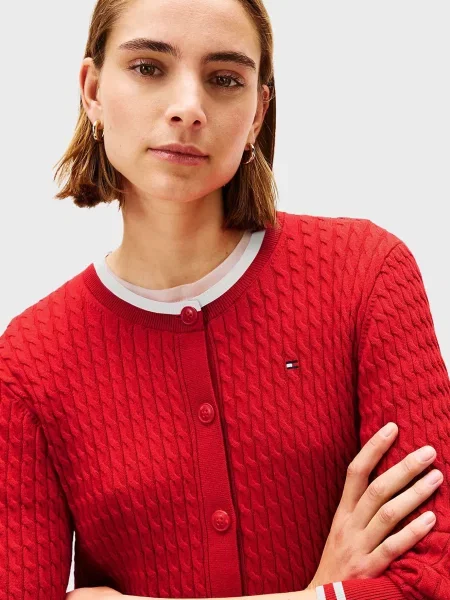 Кардиган Tommy Hilfiger червоний