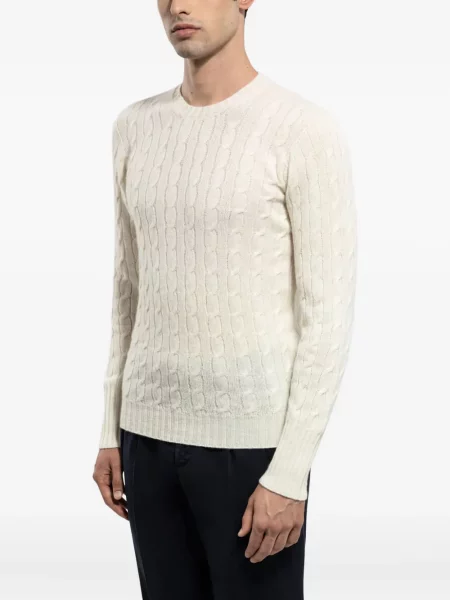 Džemper Drumohr s okruglim izrezom bijela